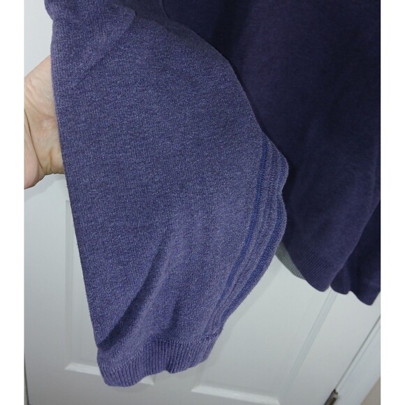 Tommy Bahama Sweater Men XLarge Purple 1/4 Zip Reversible Long Sleeve Pullover - Picture 10 of 16